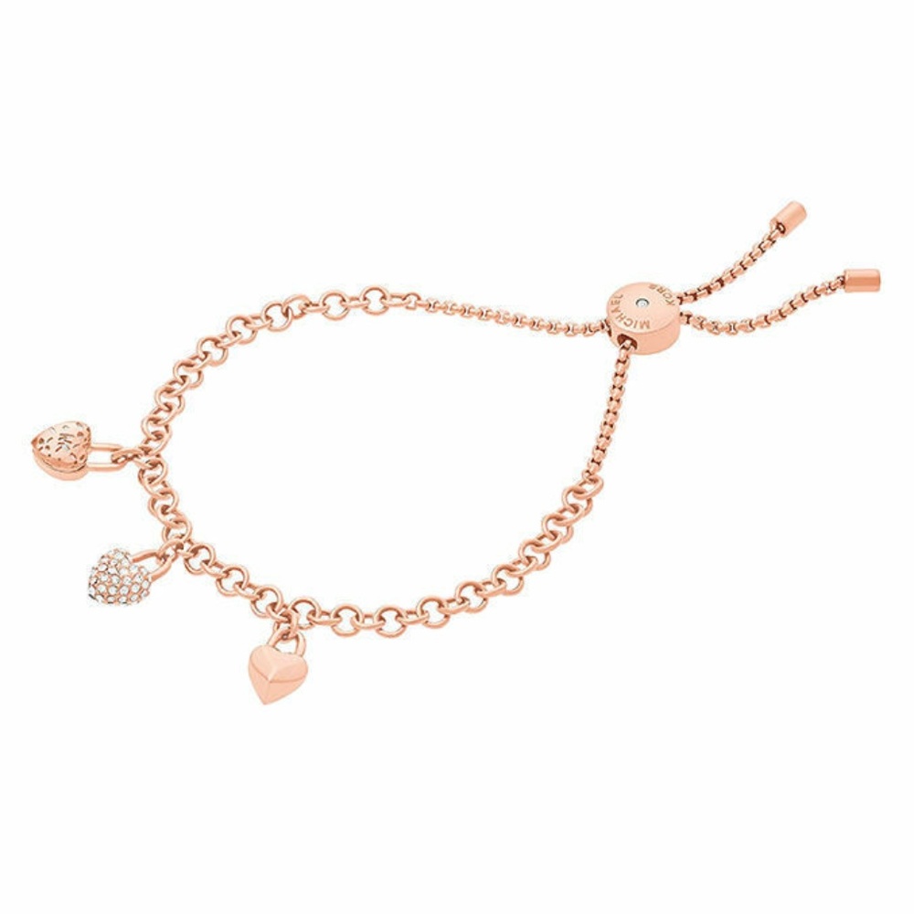 Michael Kors Stainless Steel Rose Gold Bracelet